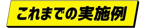 これまでの実施例