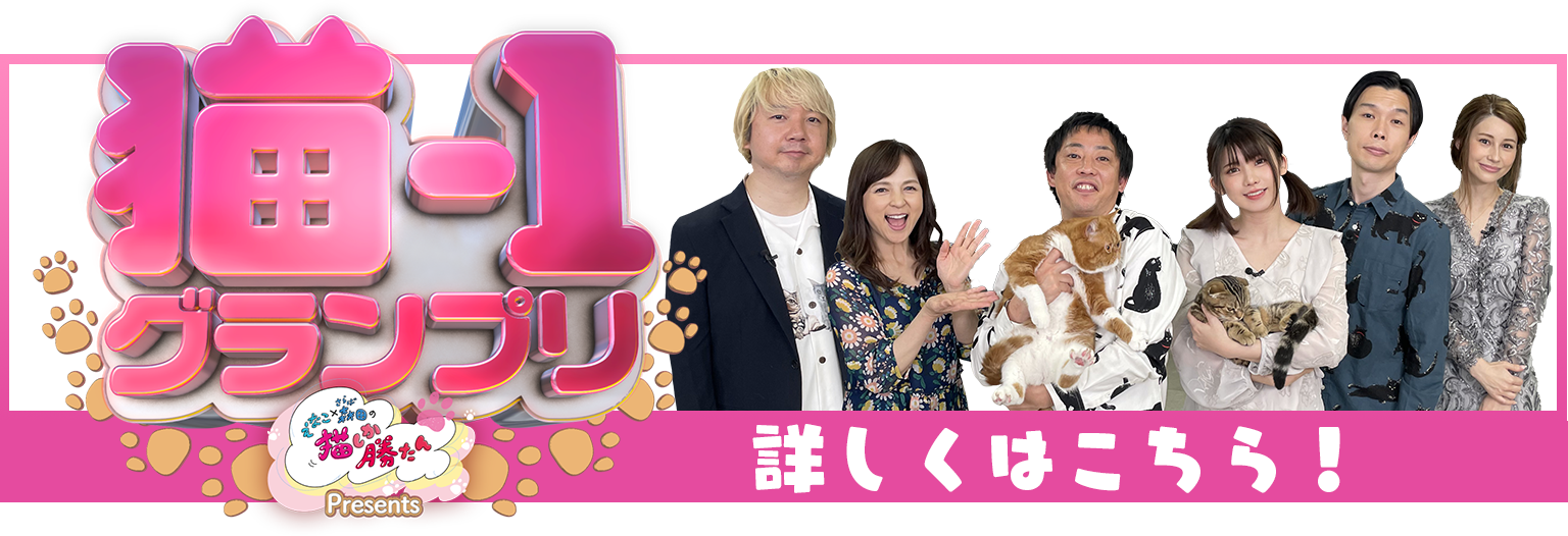 「えなこ×さらば森田の猫しか勝たん Presents 猫-1グランプリ」