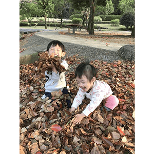 この写真を見てみんなが笑顔になってもらえれば嬉しいです。