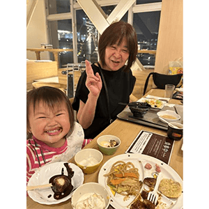 私の母と父と一緒に子供を連れて白浜に旅行に行きました