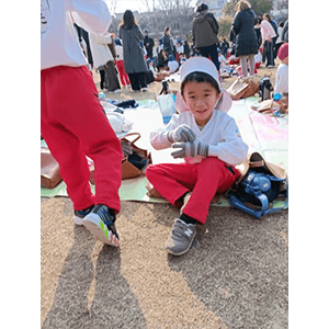 孫の四葉の幼稚園の運動会です