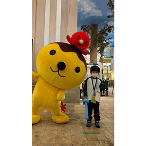 大好きなたこるくん♪　恥ずかしがり屋だけどがんばって隣に行きました(^_^)