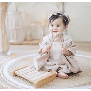 1歳のお誕生日の記念に写しました