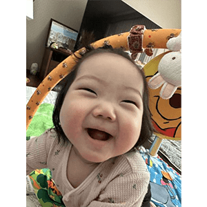 初めての孫　すくすくと育ってくれて感謝