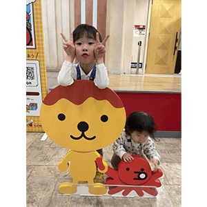 たこになりきってたこるくんとパシャリ
