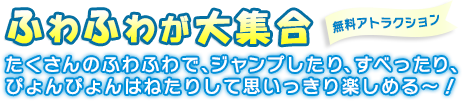 ふわふわが大集合(無料)