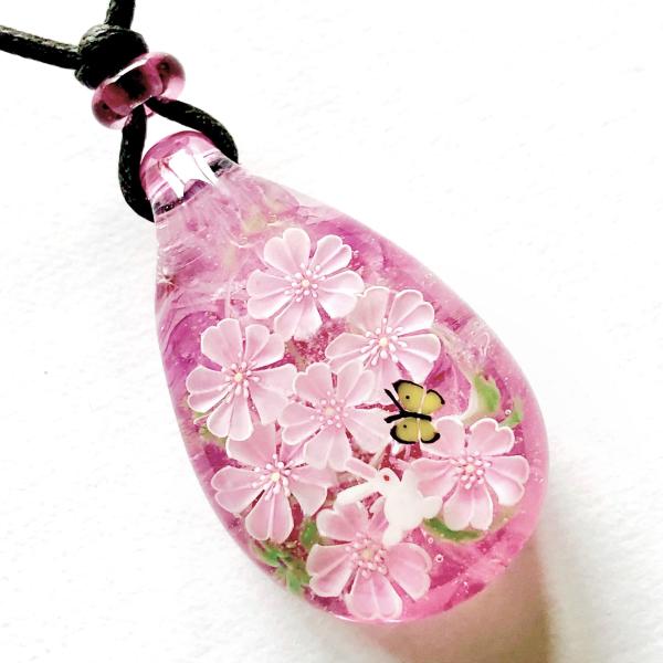 桂知子　とんぼ玉　桜 OSAKAアート＆てづくりバザール VOL.42 | Shop Detail♪