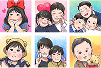 小さい似顔絵屋さん
