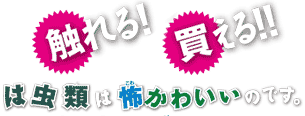 触れる！買える！！は虫類は怖かわいいのです。