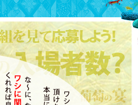 番組を見て応募しよう！