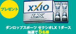 [プレゼント]ダンロップスポーツ ゼクシオLX 1ダース抽選で5名様