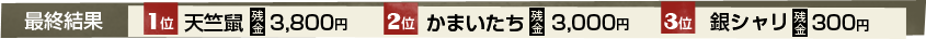 第4ステージ　最終結果