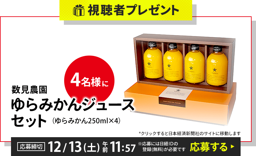 番組プレゼント