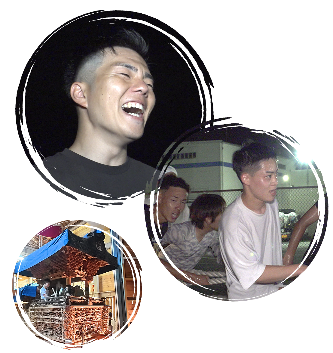 重さ約4トンのだんじりを曳くエンジン役は、若手からなる青年団。中北町の青年団を纏めるのは大手住宅メーカーにお勤めのクールな団長。だが、ひとたび祭のスイッチが入ると熱血漢に変身！団員の面々を鼓舞して精鋭集団に変えてしまう！