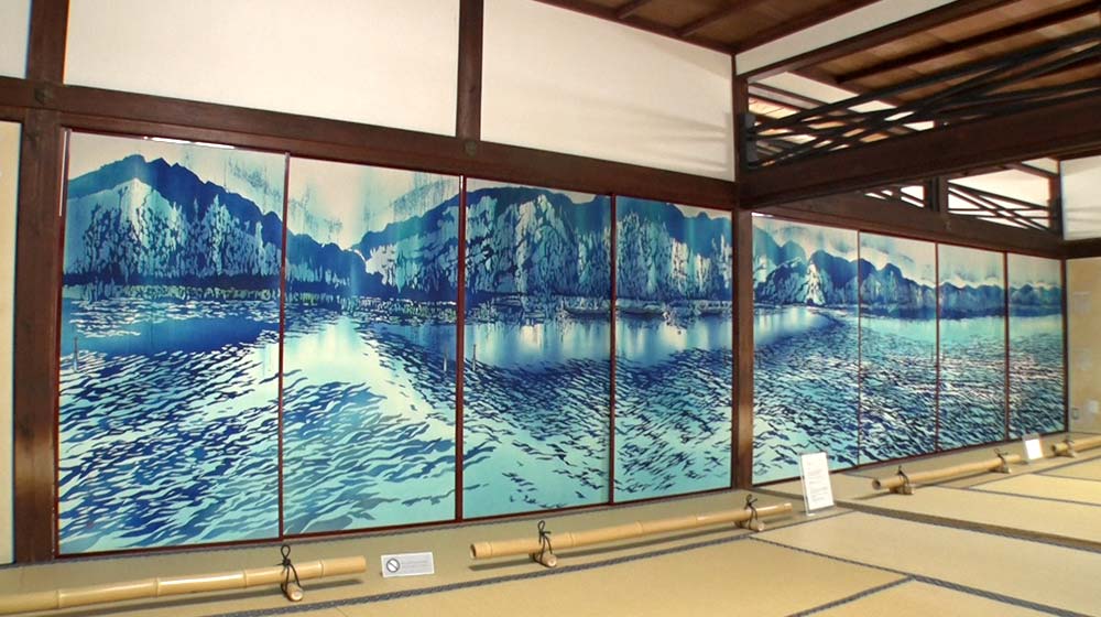 襖に描かれた絵画