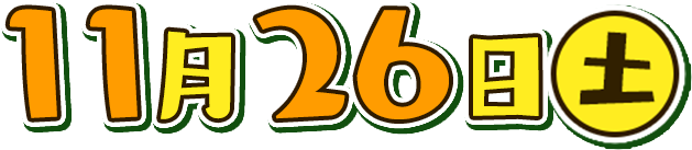 11月26日(土)