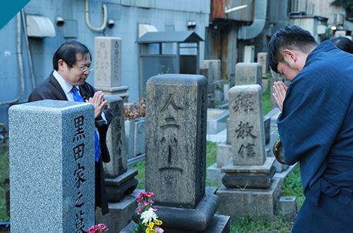 庶民の墓　両墓制の墓