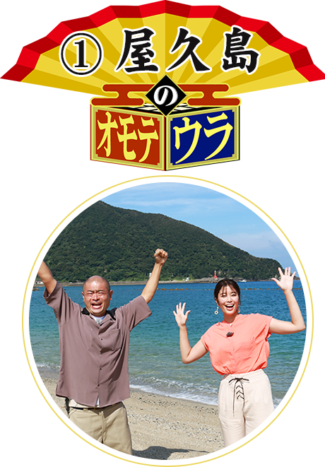 ①	屋久島のオモテウラ