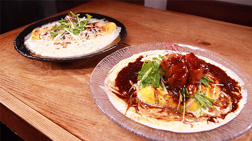 日光くじら食堂のオムライス