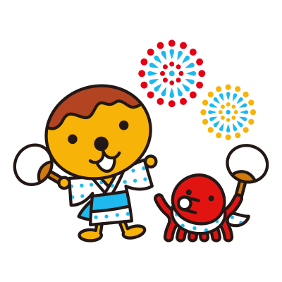 たこるくんの夏祭り 2023年7月21日(金)~25日(火) 京阪シティモール 2F