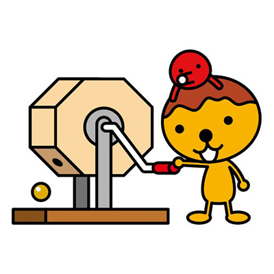 たこるくん抽選箱