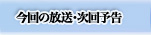 今回の放送・次回予告