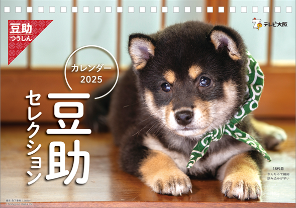 豆助カレンダー2025(卓上)の表紙